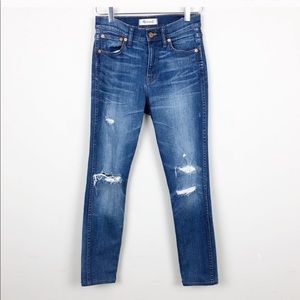 Madewell 9” High Riser Skinny Skinny Jeans